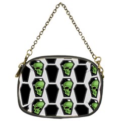 Coffins And Skulls - Modern Halloween Decor  Chain Purse (one Side) by ConteMonfrey