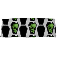 Coffins And Skulls - Modern Halloween Decor  Body Pillow Case Dakimakura (two Sides) by ConteMonfrey