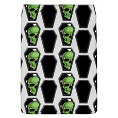 Coffins And Skulls - Modern Halloween Decor  Removable Flap Cover (l) by ConteMonfrey