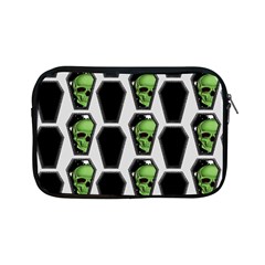 Coffins And Skulls - Modern Halloween Decor  Apple Ipad Mini Zipper Cases by ConteMonfrey