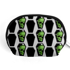 Coffins And Skulls - Modern Halloween Decor  Accessory Pouch (medium) by ConteMonfrey