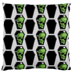 Coffins And Skulls - Modern Halloween Decor  Standard Flano Cushion Case (two Sides) by ConteMonfrey