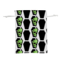 Coffins And Skulls - Modern Halloween Decor  Lightweight Drawstring Pouch (s) by ConteMonfrey