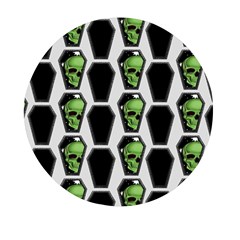 Coffins And Skulls - Modern Halloween Decor  Mini Round Pill Box (pack Of 5) by ConteMonfrey