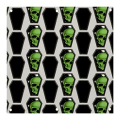 Coffins And Skulls - Modern Halloween Decor  Banner And Sign 3  X 3  by ConteMonfrey