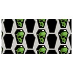 Coffins And Skulls - Modern Halloween Decor  Banner and Sign 4  x 2  Front