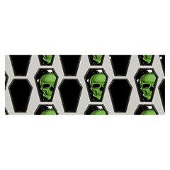 Coffins And Skulls - Modern Halloween Decor  Banner And Sign 8  X 3  by ConteMonfrey