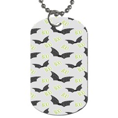 Boo! Bat Rain - Halloween Decor  Dog Tag (one Side) by ConteMonfrey