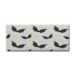 Boo! Bat Rain - Halloween Decor  Hand Towel by ConteMonfrey