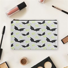 Boo! Bat Rain - Halloween Decor  Cosmetic Bag (medium) by ConteMonfrey