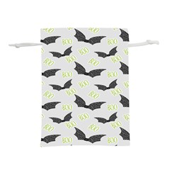 Boo! Bat Rain - Halloween Decor  Lightweight Drawstring Pouch (m) by ConteMonfrey