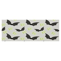 Boo! Bat Rain - Halloween Decor  Banner And Sign 8  X 3  by ConteMonfrey