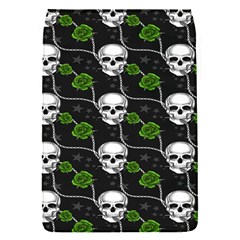 Green Roses And Skull - Romantic Halloween   Removable Flap Cover (s) by ConteMonfrey