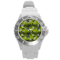 Ocultism Wicca Real Witch Halloween  Round Plastic Sport Watch (l) by ConteMonfrey