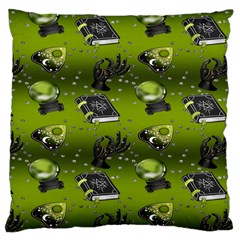 Ocultism Wicca Real Witch Halloween  Large Cushion Case (two Sides) by ConteMonfrey