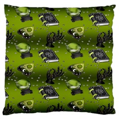 Ocultism Wicca Real Witch Halloween  Large Flano Cushion Case (one Side) by ConteMonfrey