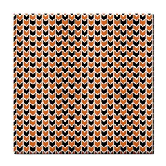 Halloween Plaids Arrow Tile Coaster by ConteMonfrey