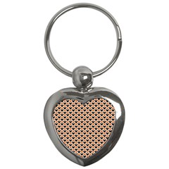 Halloween Plaids Arrow Key Chain (heart) by ConteMonfrey