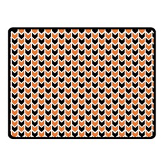 Halloween Plaids Arrow Double Sided Fleece Blanket (small)  by ConteMonfrey