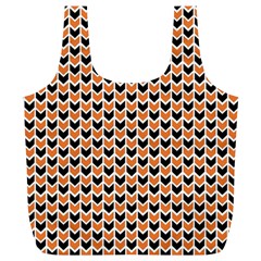 Halloween Plaids Arrow Full Print Recycle Bag (xl) by ConteMonfrey