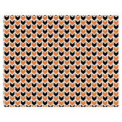 Halloween Plaids Arrow Double Sided Flano Blanket (medium)  by ConteMonfrey