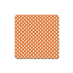 Cute Little Ghosts Halloween Theme Square Magnet