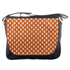 Cute Little Ghosts Halloween Theme Messenger Bag by ConteMonfrey