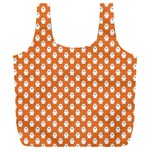 Cute Little Ghosts Halloween Theme Full Print Recycle Bag (XXXL) Front