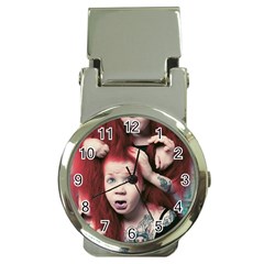 Creepy Monster Student At Classroom Money Clip Watches by dflcprintsclothing