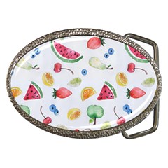 Fruit Summer Vitamin Watercolor Belt Buckles by Wegoenart