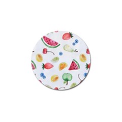 Fruit Summer Vitamin Watercolor Golf Ball Marker by Wegoenart