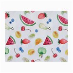 Fruit Summer Vitamin Watercolor Small Glasses Cloth Front