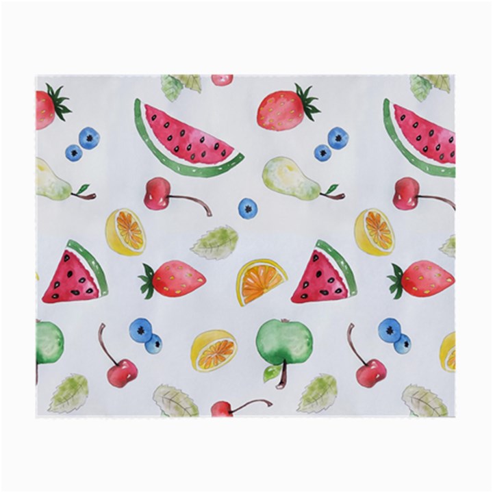 Fruit Summer Vitamin Watercolor Small Glasses Cloth