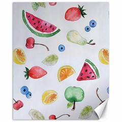 Fruit Summer Vitamin Watercolor Canvas 16  X 20  by Wegoenart