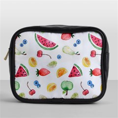 Fruit Summer Vitamin Watercolor Mini Toiletries Bag (one Side) by Wegoenart