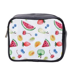 Fruit Summer Vitamin Watercolor Mini Toiletries Bag (two Sides) by Wegoenart