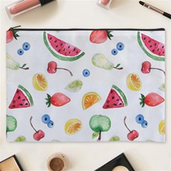 Fruit Summer Vitamin Watercolor Cosmetic Bag (xxxl) by Wegoenart