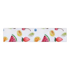 Fruit Summer Vitamin Watercolor Velvet Scrunchie by Wegoenart