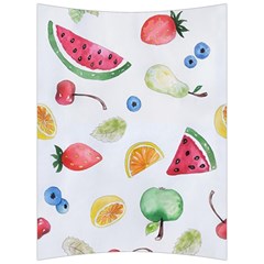 Fruit Summer Vitamin Watercolor Back Support Cushion by Wegoenart