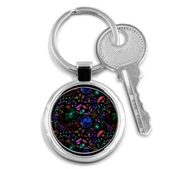 Background Nature Texture Design Key Chain (round) by Wegoenart