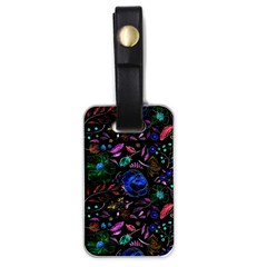 Background Nature Texture Design Luggage Tag (one Side) by Wegoenart