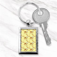 Ice Cream Cone Dessert Key Chain (rectangle)