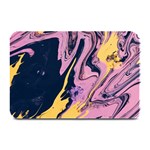 Pink Black And Yellow Abstract Painting Plate Mats 18 x12  Plate Mat