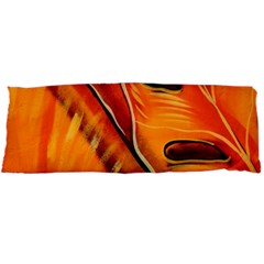 Orange Leaves Nature Pattern Body Pillow Case Dakimakura (two Sides) by Wegoenart