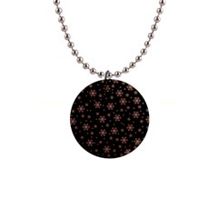 Mandala Drawing Artistic Model 1  Button Necklace