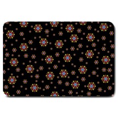 Mandala Drawing Artistic Model Large Doormat 