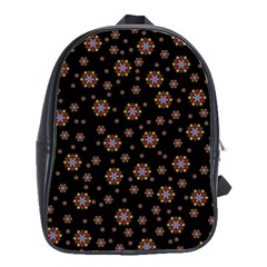 Mandala Drawing Artistic Model School Bag (Large)