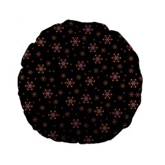 Mandala Drawing Artistic Model Standard 15  Premium Flano Round Cushions