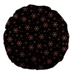 Mandala Drawing Artistic Model Large 18  Premium Flano Round Cushions Front