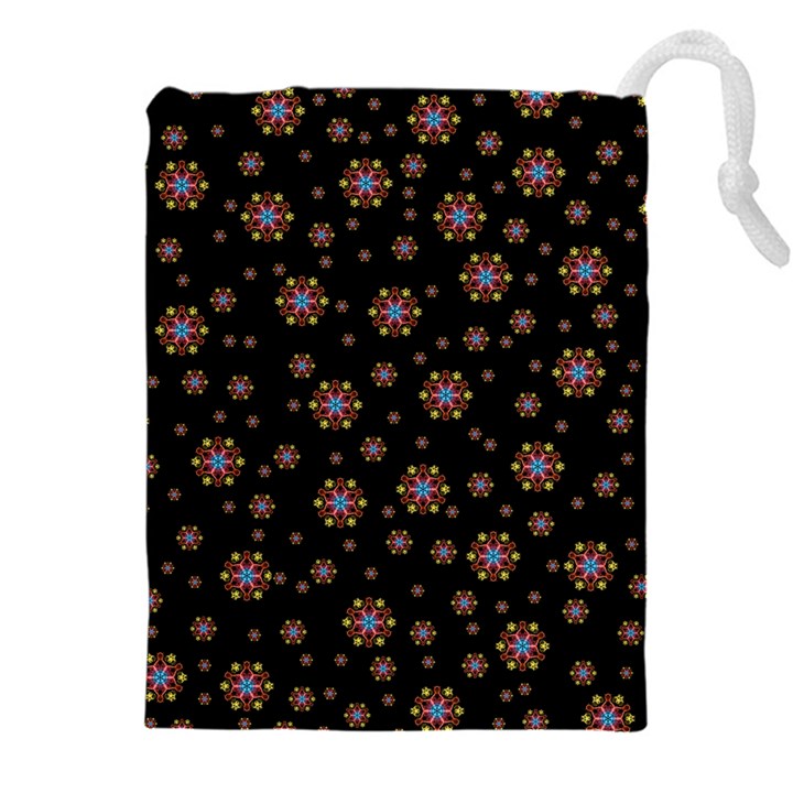 Mandala Drawing Artistic Model Drawstring Pouch (4XL)